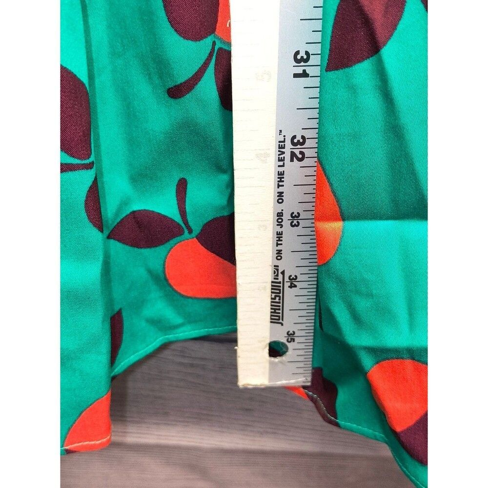 Kate Spade Boho Pleated Colorblock Apple Tiered Maxi Lined Multicolor Skirt 10 - Picture 2 of 7